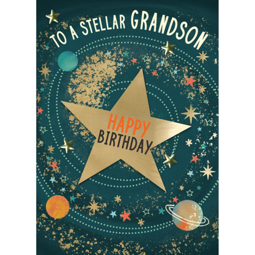 Picture of TO A STELLAR GRANDSON HAPPY BIRTHDAY